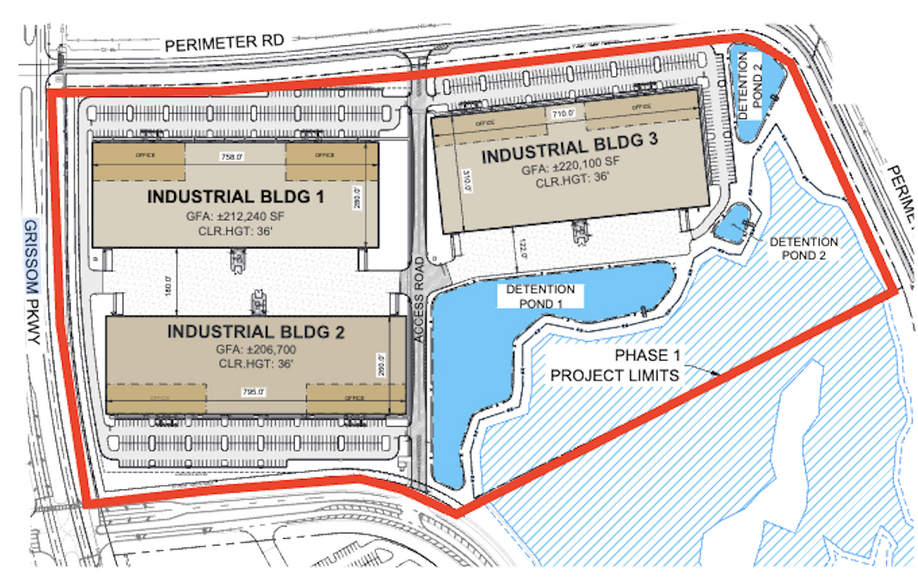 1325 Perimeter Rd, Titusville, FL à louer - Plan de site - Image 3 de 10