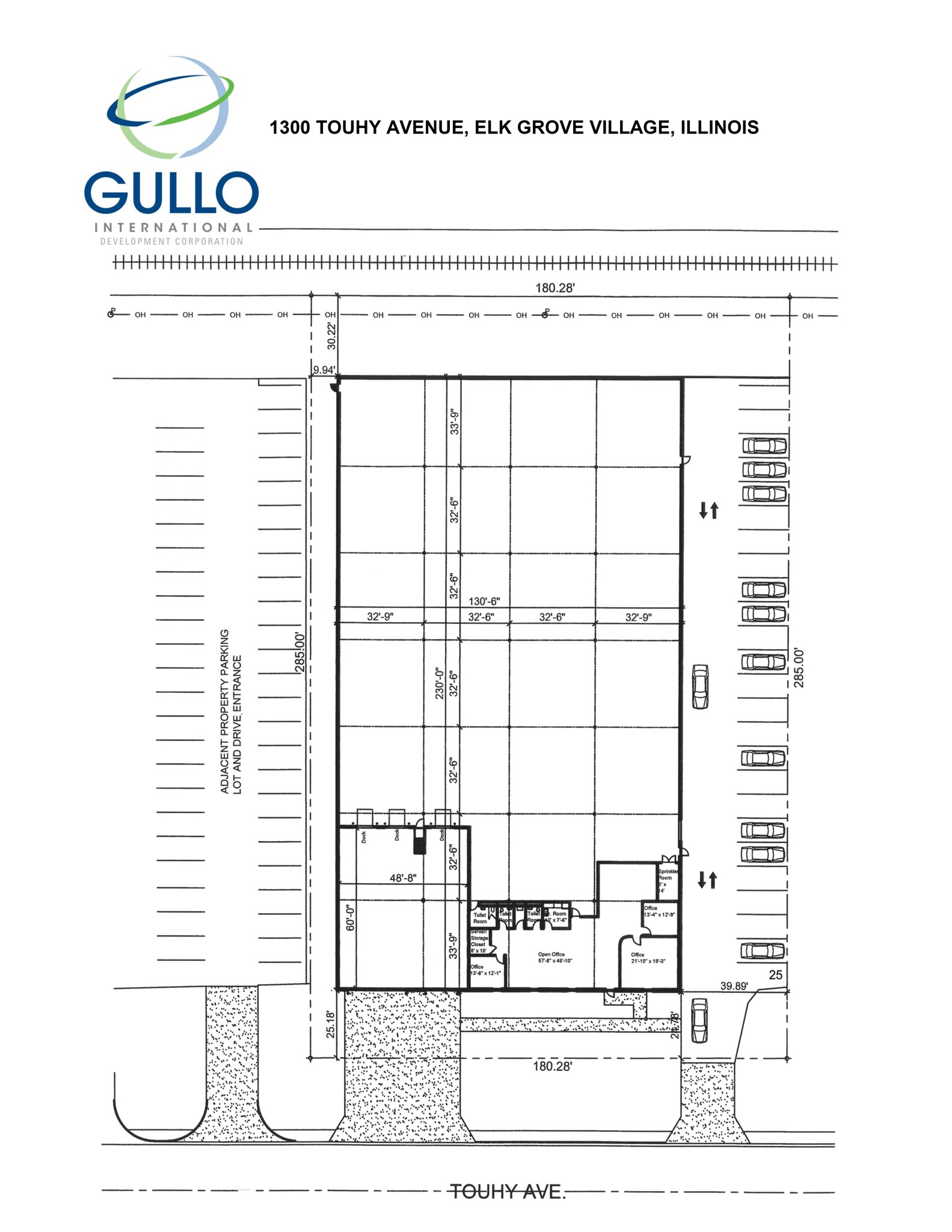 1300 Touhy Ave, Elk Grove Village, IL for lease Site Plan- Image 1 of 1