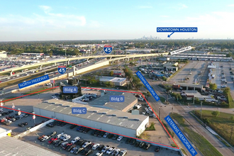 8245 North Fwy, Houston, TX - aerial  map view