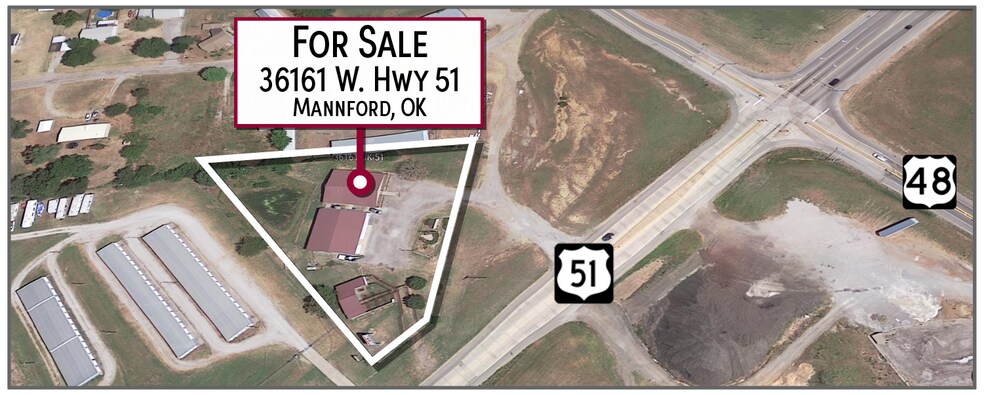 36161 W Highway 51, Mannford, OK à vendre - Photo principale - Image 1 de 35
