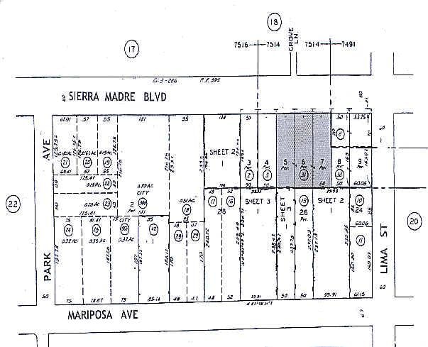 370 W Sierra Madre Blvd, Sierra Madre, CA à louer - Plan cadastral - Image 2 de 77