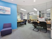 Open plan office space
