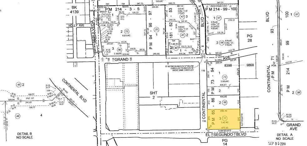 2101 E El Segundo Blvd, El Segundo, CA for lease - Plat Map - Image 3 of 24