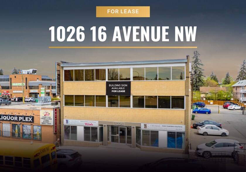 1026 16th Ave NW, Calgary, AB à louer - Photo principale - Image 1 de 14