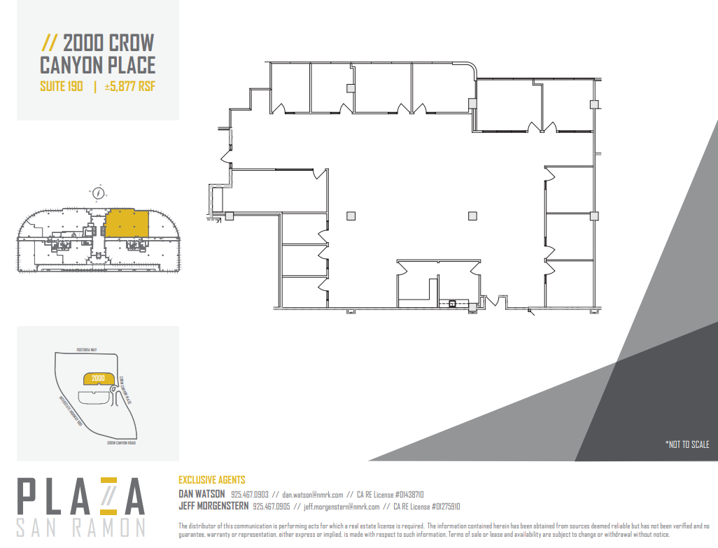 2010 Crow Canyon Pl, San Ramon, CA à louer Plan d  tage- Image 1 de 1