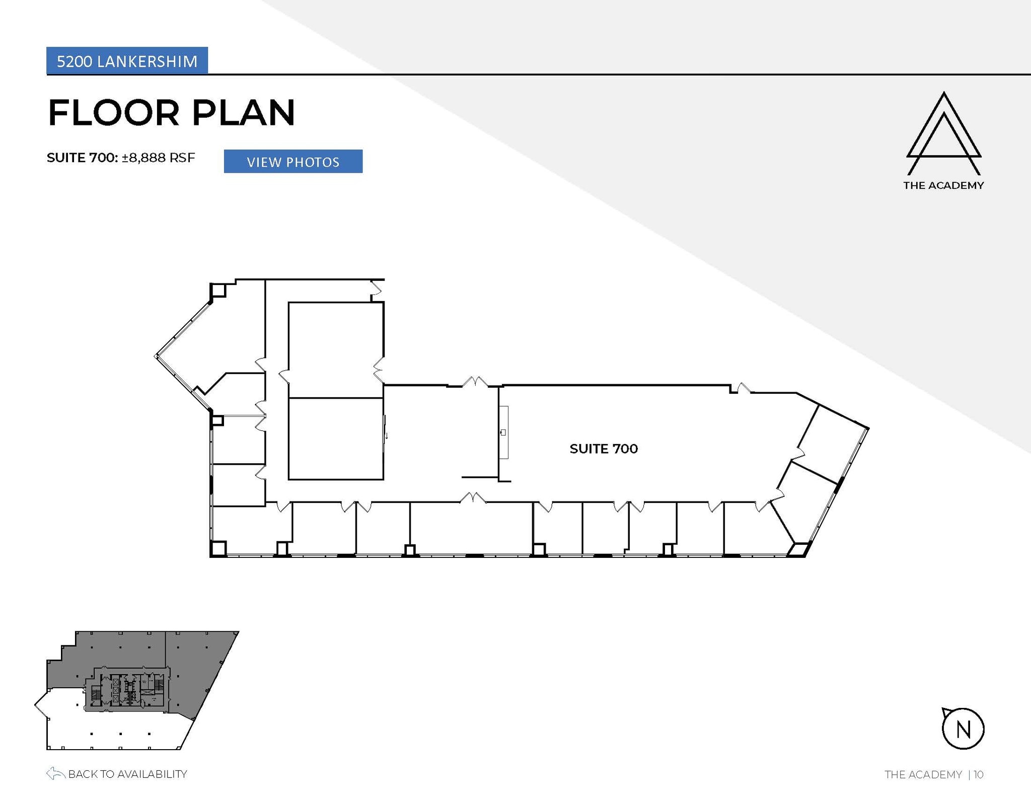 5200 Lankershim Blvd, North Hollywood, CA à louer Plan d’étage- Image 1 de 1