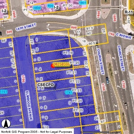 1761 Church St, Norfolk, VA à vendre - Plan cadastral - Image 2 de 3