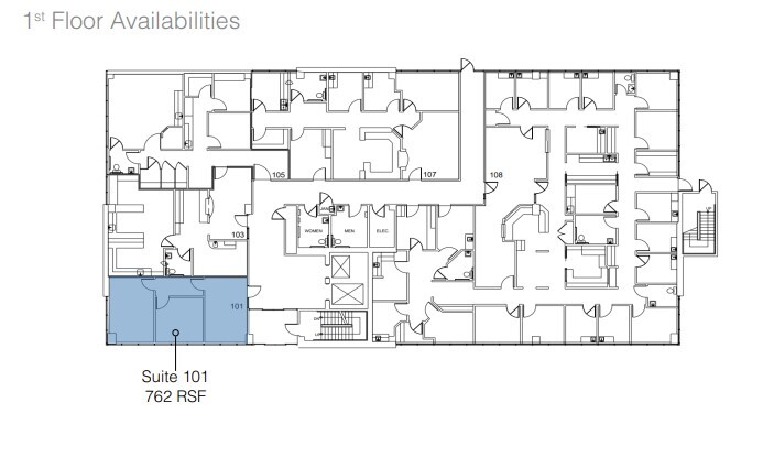 1808 Verdugo Blvd, Glendale, CA à louer Plan d’étage- Image 1 de 1