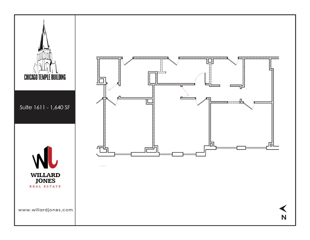 77 W Washington St, Chicago, IL à louer Plan d’étage- Image 1 de 1