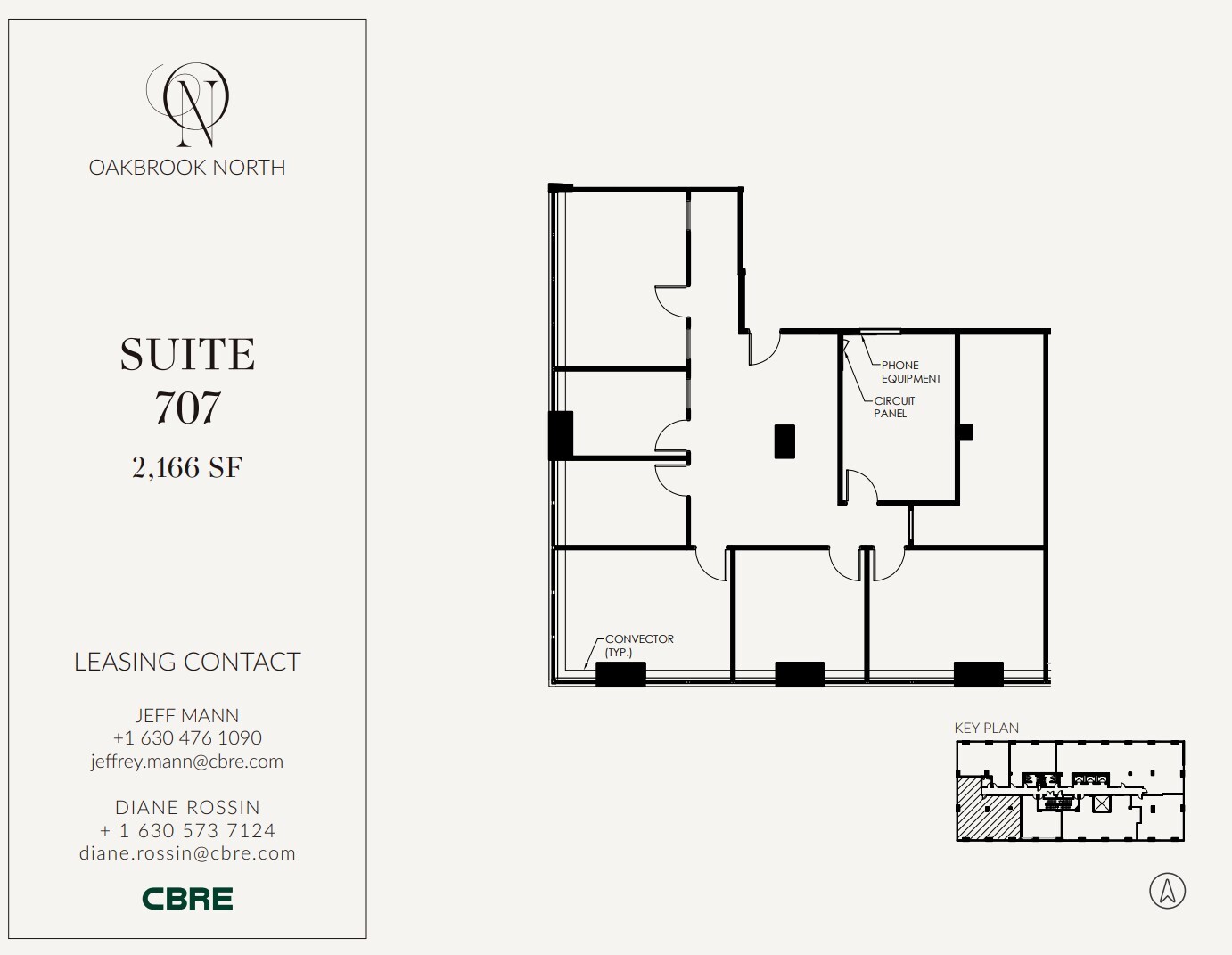 1200 Harger Rd, Oak Brook, IL à louer Plan d’étage- Image 1 de 1