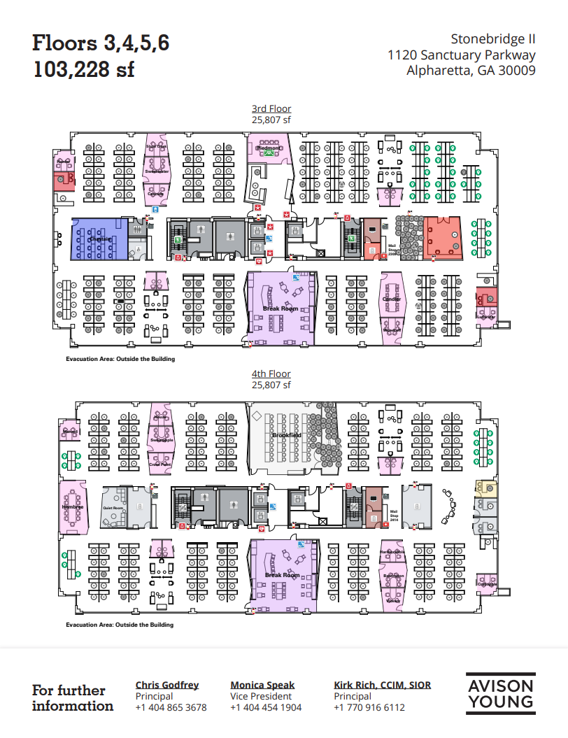 1120 Sanctuary Pky, Alpharetta, GA à louer Plan d’étage- Image 1 de 1