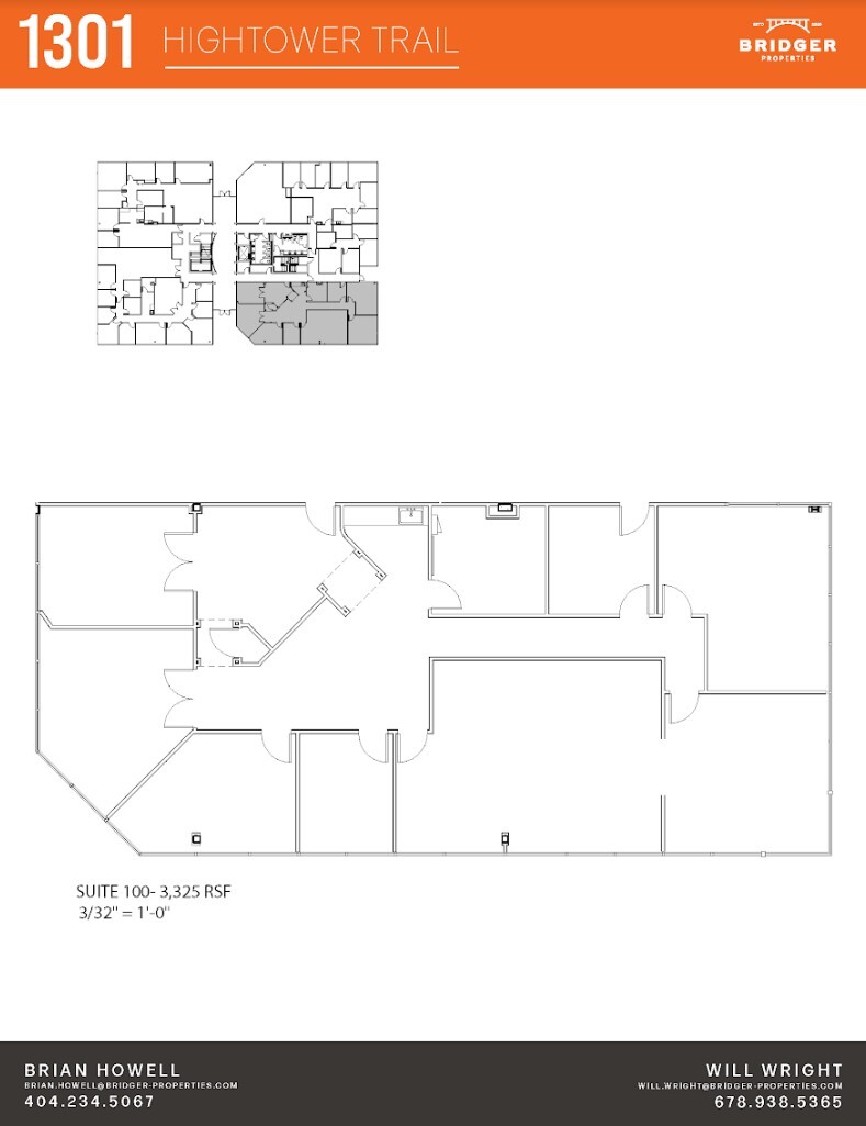 1301 Hightower Trl, Atlanta, GA for lease Floor Plan- Image 1 of 1