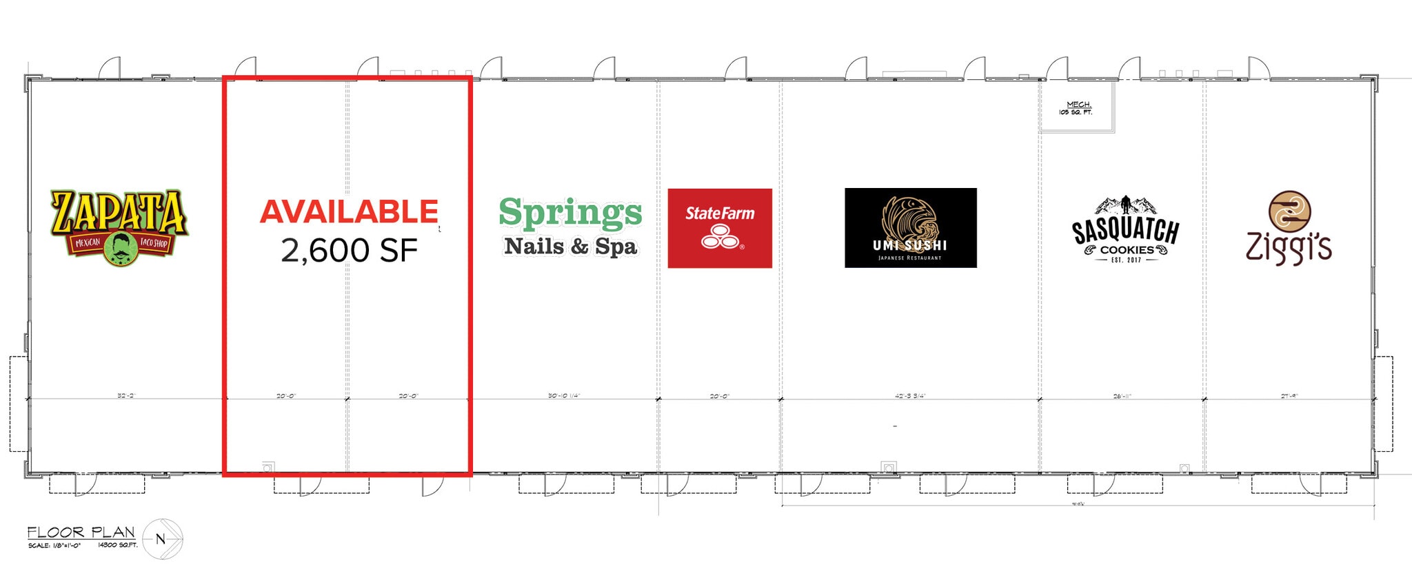 7636 Dublin Blvd, Colorado Springs, CO for lease Floor Plan- Image 1 of 1