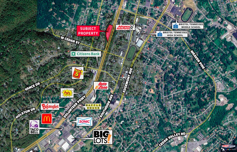 740 Volunteer Pky, Bristol, TN à louer - Photo du bâtiment - Image 3 de 8