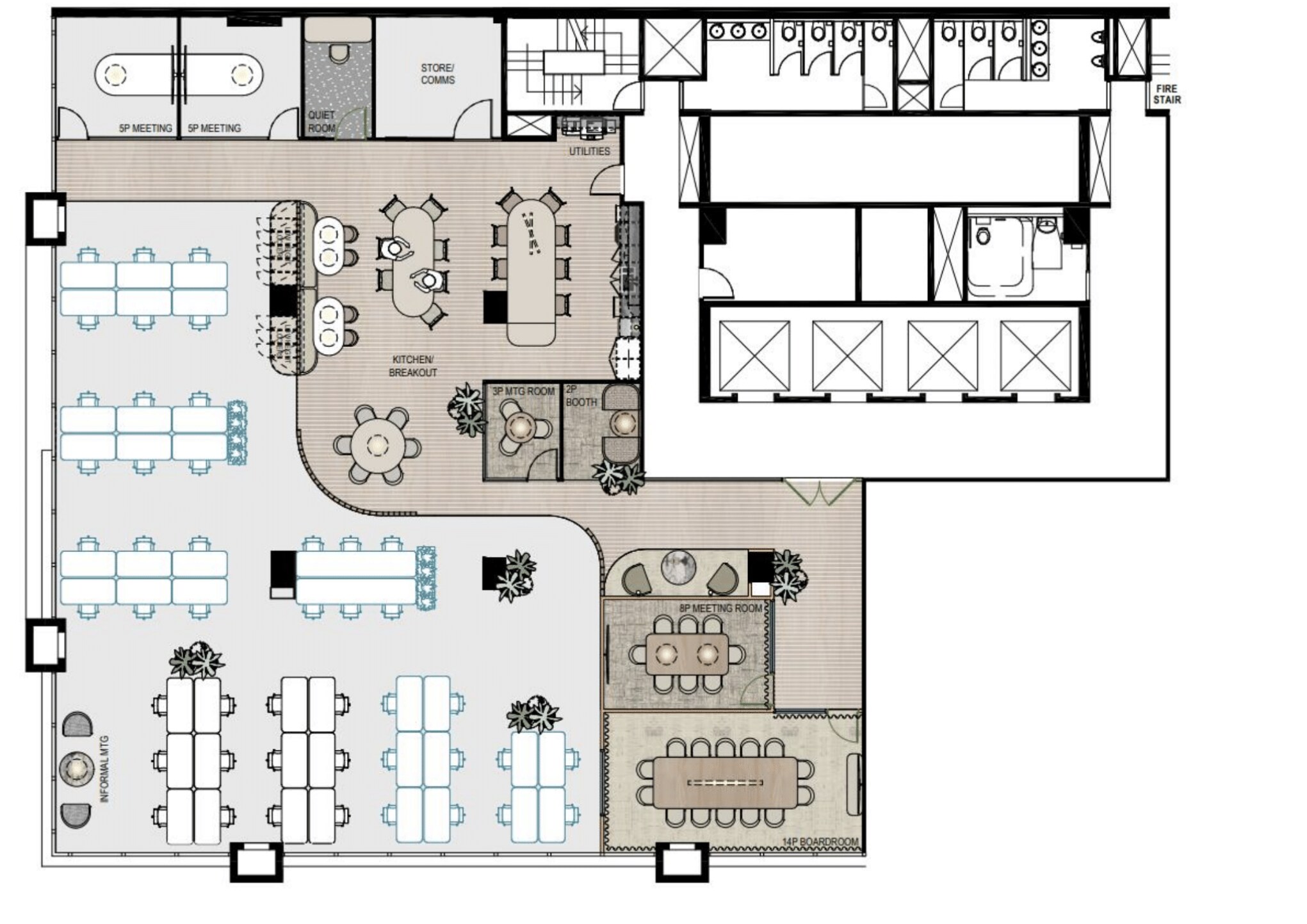 175 Pitt St, Sydney à louer Plan d’étage- Image 1 de 1