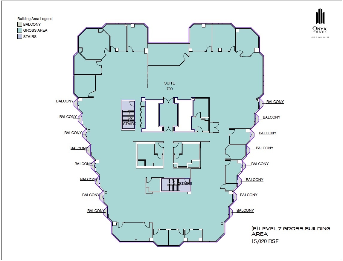 6100 Wilshire Blvd, Los Angeles, CA à louer Plan d’étage- Image 1 de 1