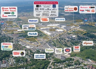 1370 Military Rd, Niagara Falls, NY - AERIAL  map view
