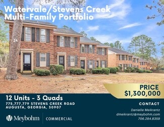 Plus de détails pour Stevens Creek Portfolio - 3 Quads – Multi-résidentiel à vendre, Augusta, GA