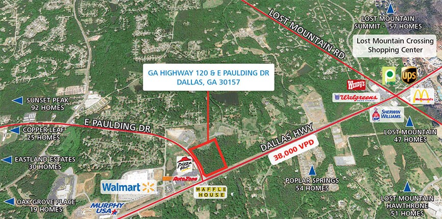 Hwy 120 & E Paulding Dr, Dallas, GA à vendre Photo du bâtiment- Image 1 de 2