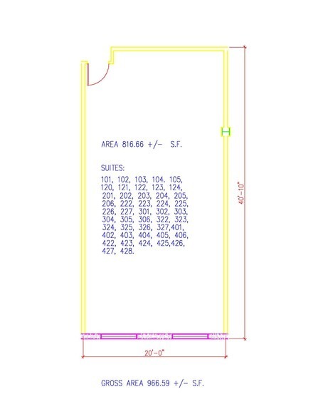 7791 NW 46th St, Doral, FL 33166 - Unit 203 & 204 -  - Floor Plan - Image 1 of 1