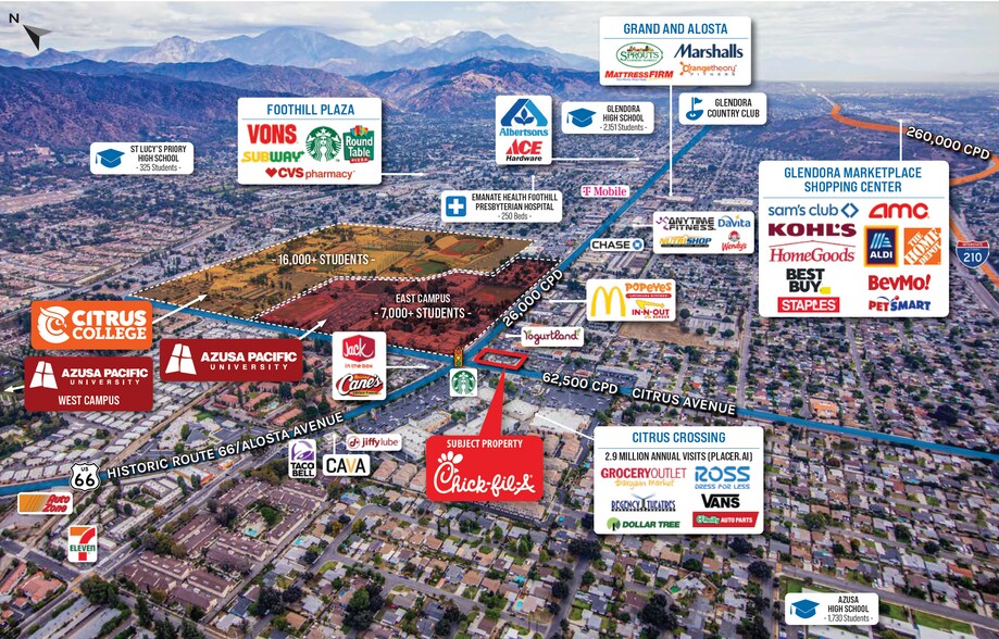 900 E Alosta Ave, Azusa, CA à vendre - Photo du bâtiment - Image 3 de 4