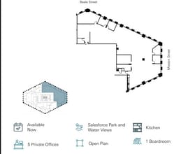 201 Mission St, San Francisco, CA for lease Floor Plan- Image 1 of 4