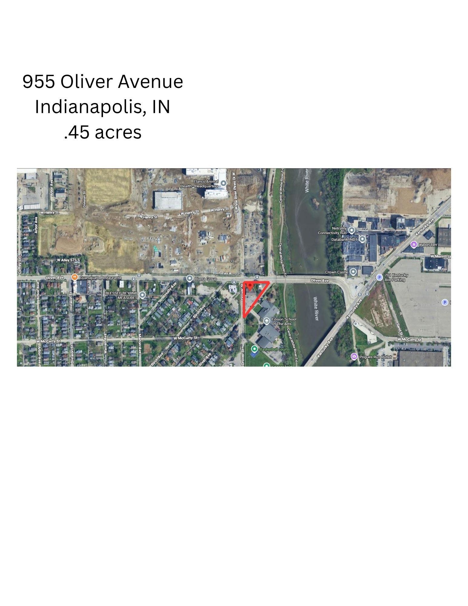 955 Oliver Ave, Indianapolis, IN à vendre Photo du bâtiment- Image 1 de 11