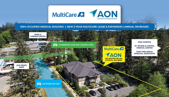 Plus de détails pour 420 McPhee Rd SW, Olympia, WA - Bureau à vendre