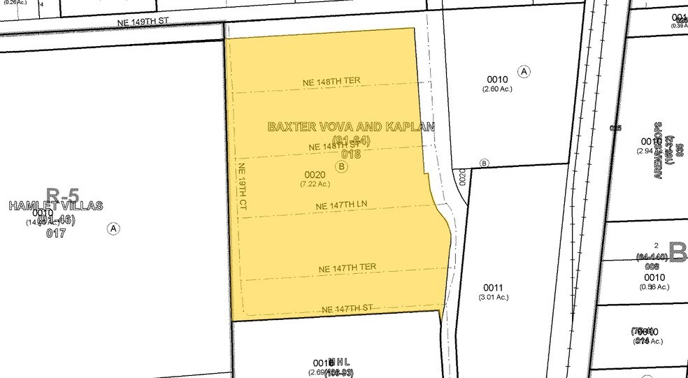 1990 NE 149th St, North Miami, FL à louer - Plan cadastral - Image 2 de 2