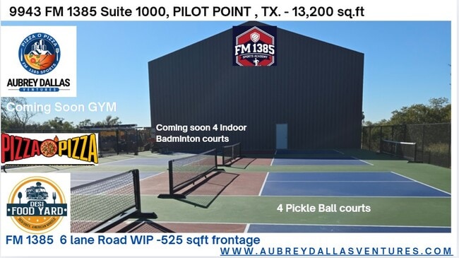 More details for 9943 FM 1385, Pilot Point, TX - Sports & Entertainment for Sale