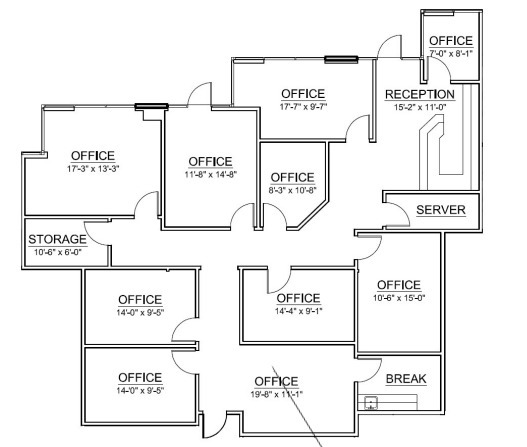 1318 N Monte Vista Ave, Upland, CA for lease Floor Plan- Image 1 of 1