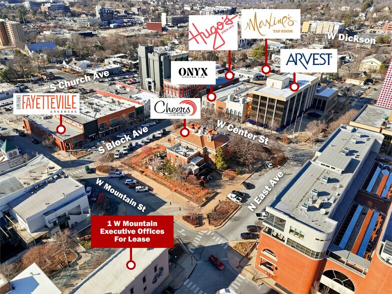1 W Mountain St, Fayetteville, AR à louer - Photo du bâtiment - Image 3 de 28