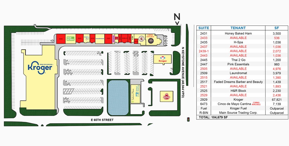 2629 E 65th St, Indianapolis, IN à louer - Photo du bâtiment - Image 2 de 11