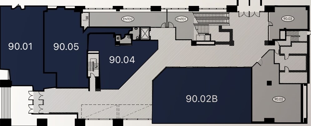 1060 Boul Robert-Bourassa, Montréal, QC à louer Plan d’étage- Image 1 de 1