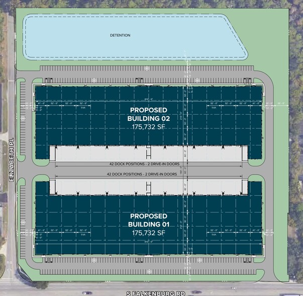 504-520 S Falkenburg Rd, Tampa, FL for lease - Site Plan - Image 3 of 3