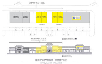 15506 Hwy 5 & Spring Valley Rd, Cabot, AR à louer Plan de site- Image 2 de 3