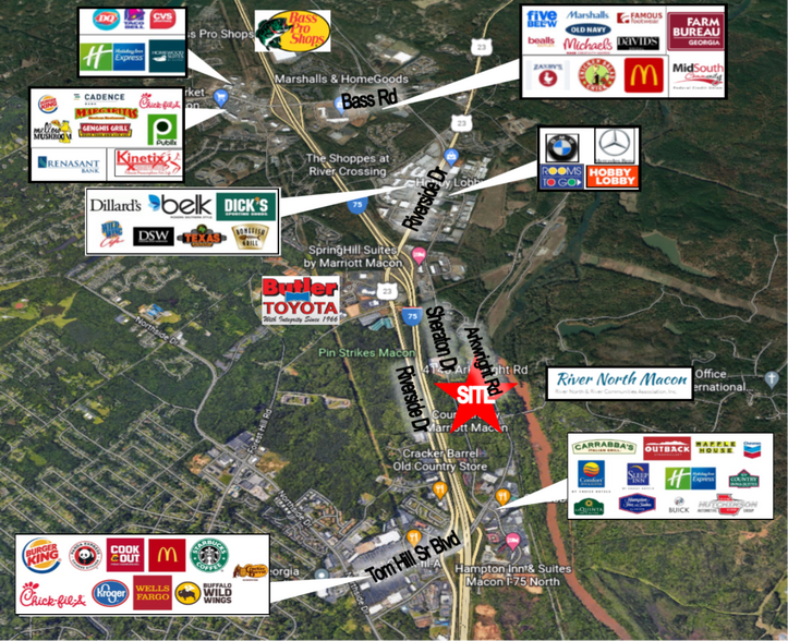 4140 Arkwright Rd, Macon-Bibb, GA à vendre - Photo du bâtiment - Image 1 de 12