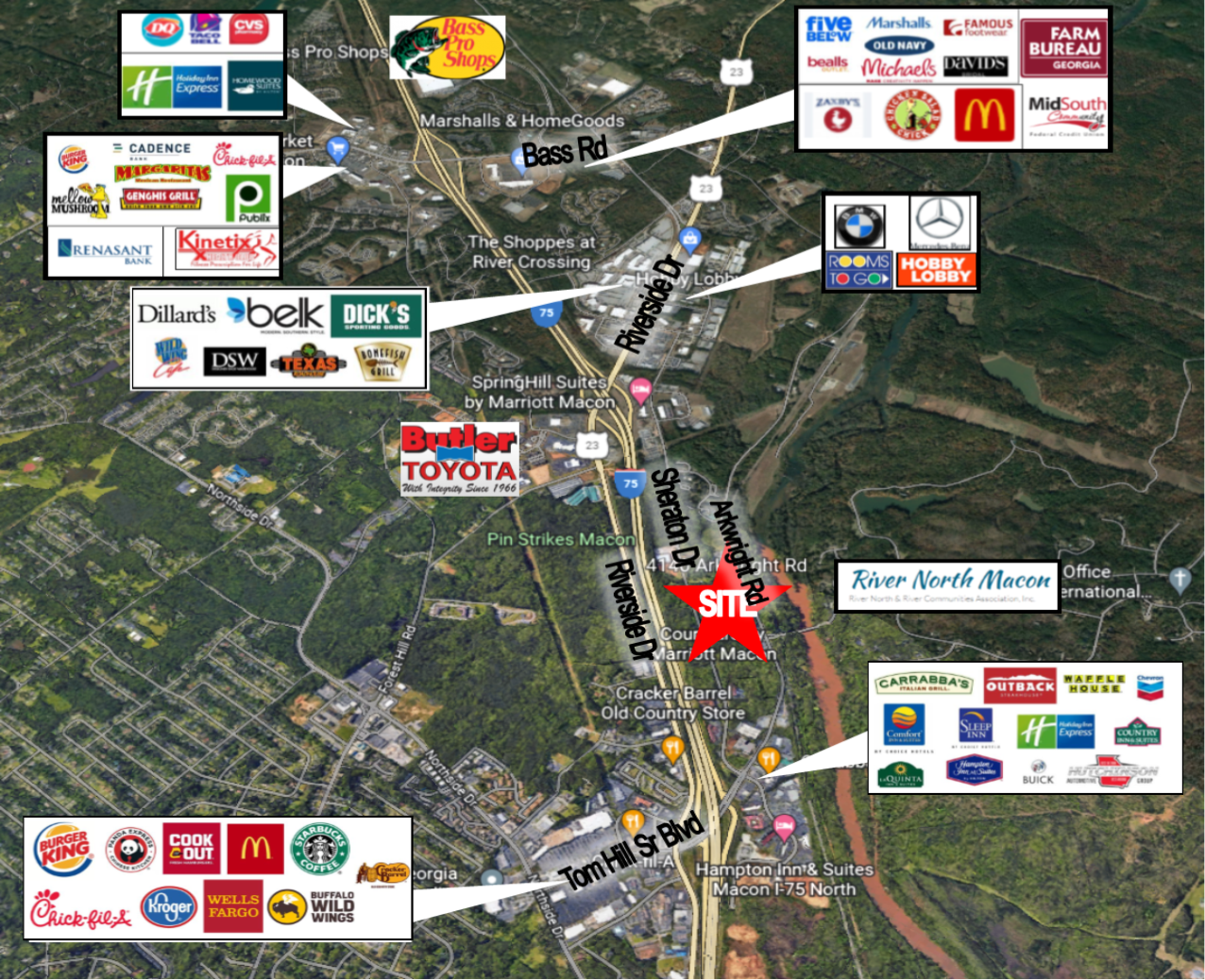 4140 Arkwright Rd, Macon-Bibb, GA à vendre Photo du bâtiment- Image 1 de 13