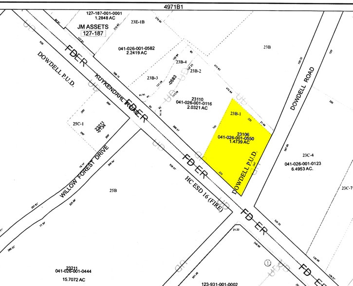 23106 Kuykendahl Rd, Tomball, TX for sale - Plat Map - Image 2 of 16