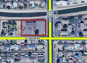 4312 W Osborn Rd, Phoenix, AZ - AERIAL  map view
