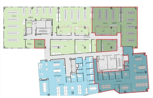 499 Forbes Blvd, South San Francisco, CA à louer Plan d’étage- Image 1 de 1