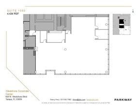600 N Westshore Blvd, Tampa, FL for lease Floor Plan- Image 1 of 5