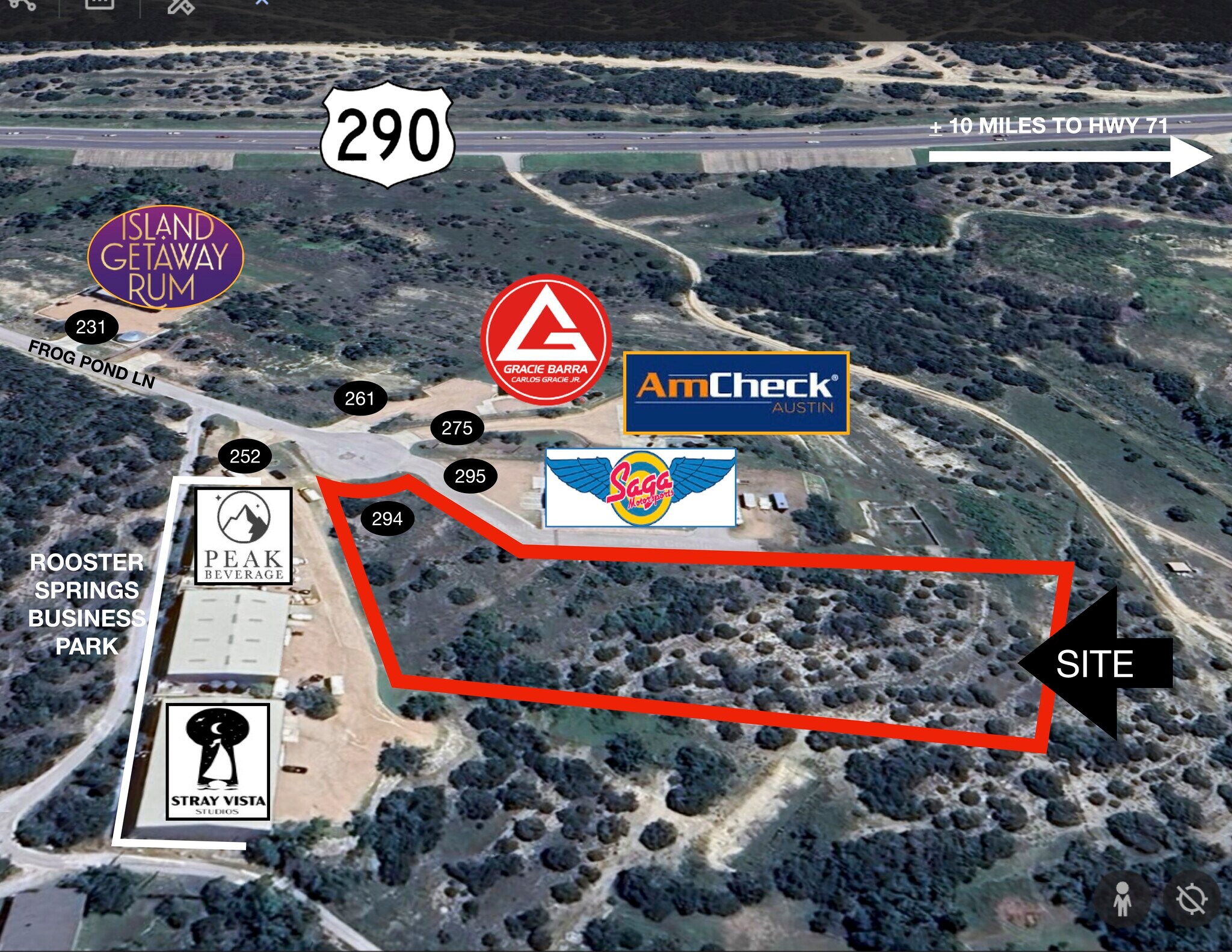 294 Frog Pond Ln, Dripping Springs, TX à vendre Aérien- Image 1 de 7