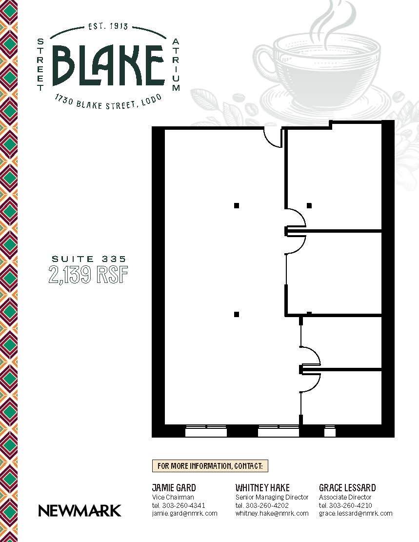 1730 Blake St, Denver, CO for lease Floor Plan- Image 1 of 1