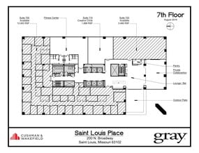 200 N Broadway, Saint Louis, MO for lease Site Plan- Image 1 of 1