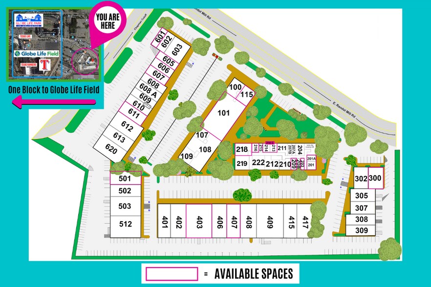2008 E Randol Mill Rd, Arlington, TX à louer - Plan de site - Image 2 de 32