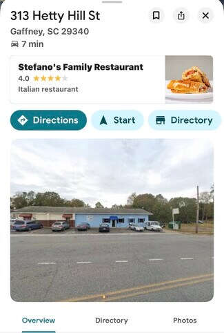 Plus de détails pour 313 Hetty Hill St, Gaffney, SC - Commerce de détail à louer