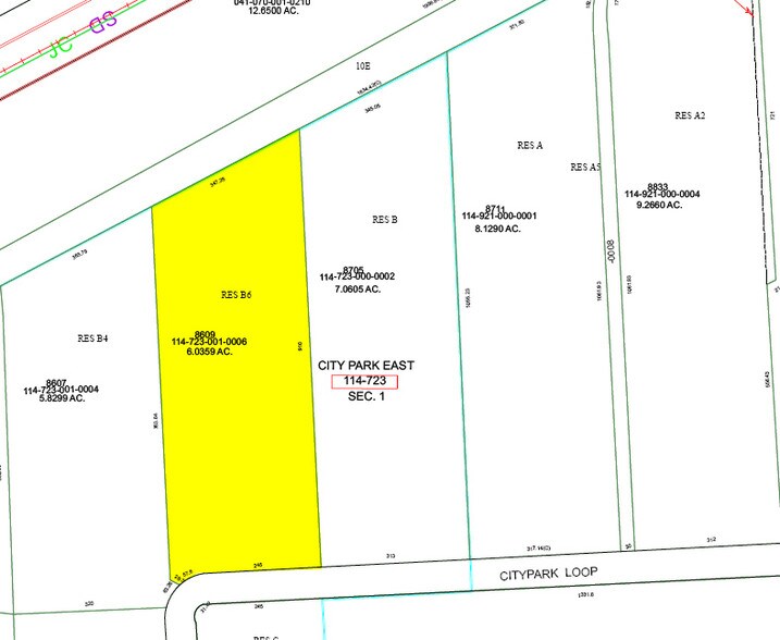 8609 Citypark Loop, Houston, TX à vendre - Plan cadastral - Image 3 de 4