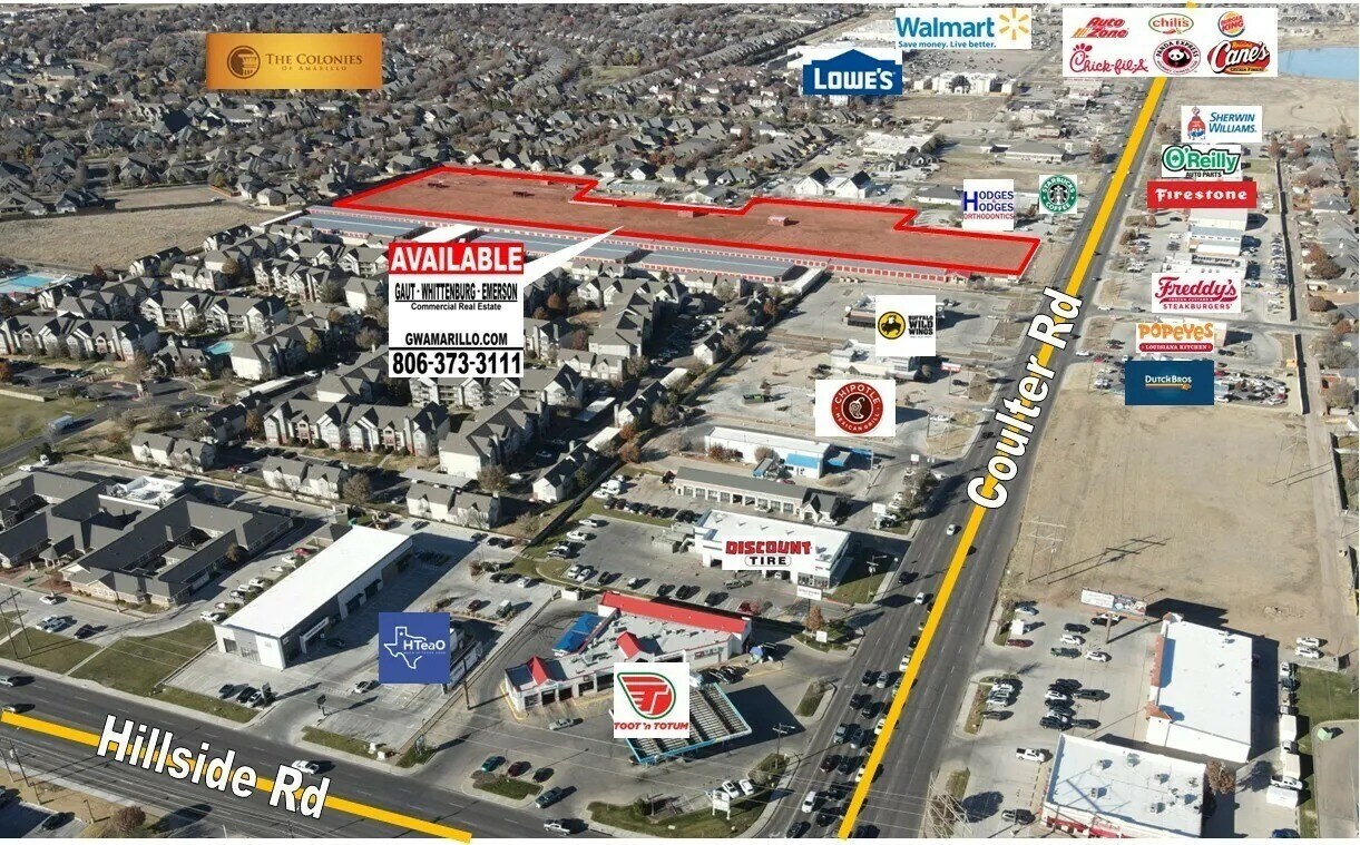 Coulter and Hillside, Amarillo, TX for sale Building Photo- Image 1 of 4