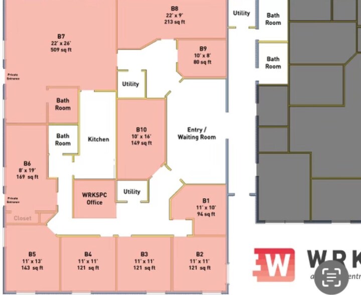 615 W Harwood Rd, Hurst, TX à vendre - Plan d’étage - Image 2 de 27